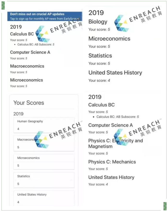 2019 AP考试成绩已出，你知道这些科目的5分率吗？